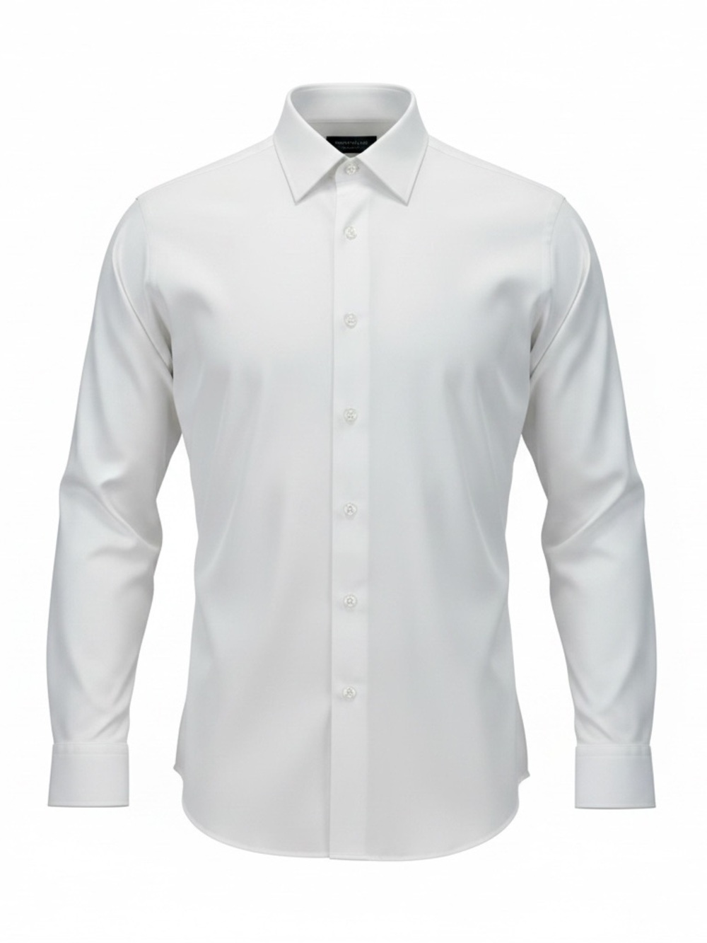 Roundtree & Yorke Trademark Men’s M White 100% Cotton Dress Shirt